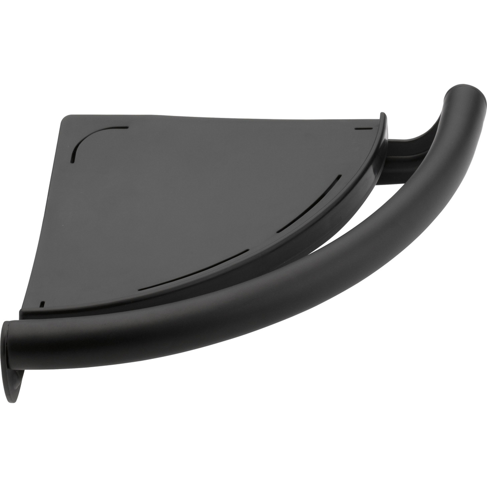Delta 41516-BL Contemporary Corner Shelf Assist Bar Matte Black
