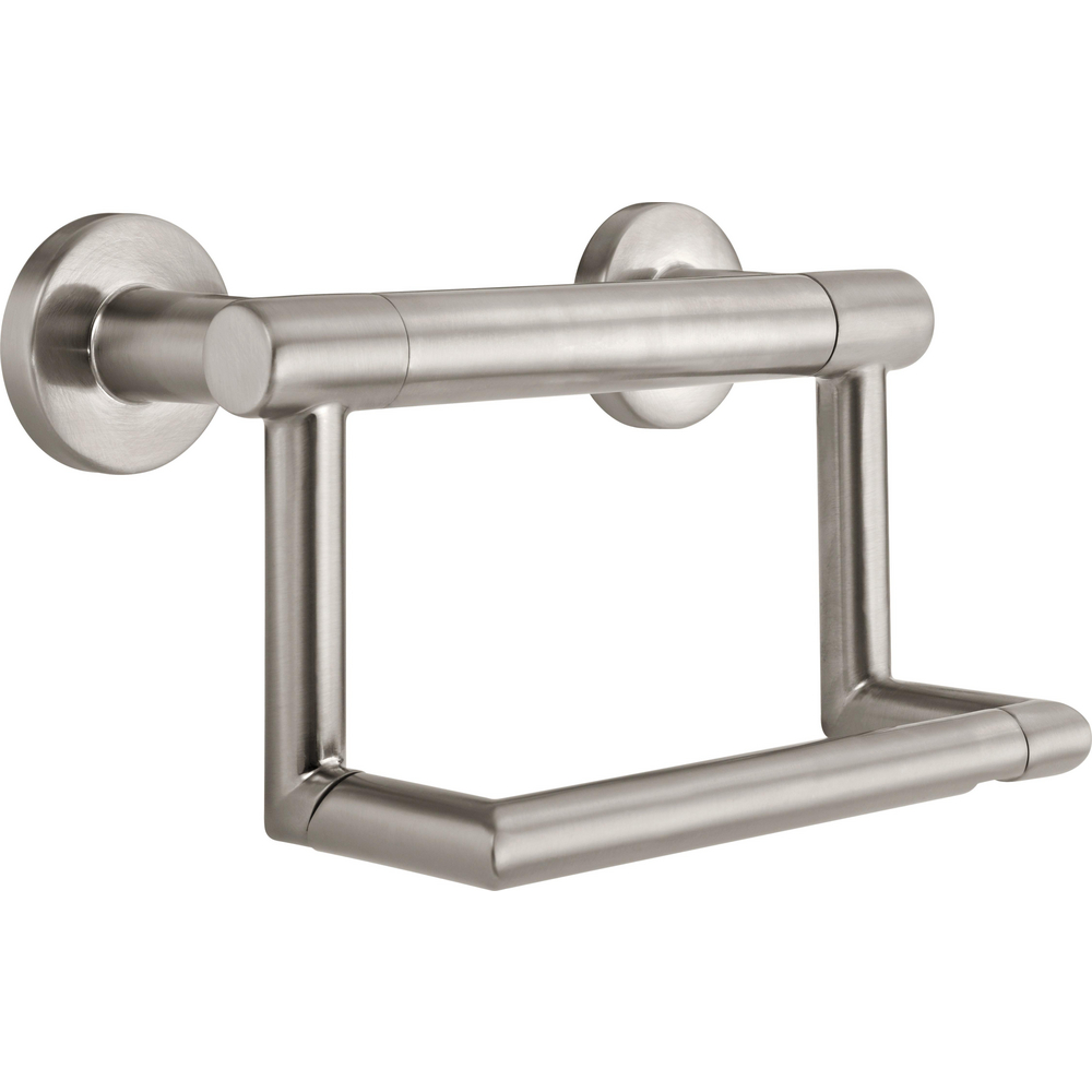 Delta 41550-SS Contemporary 6" Tissue Holder With Assist Bar Stainless