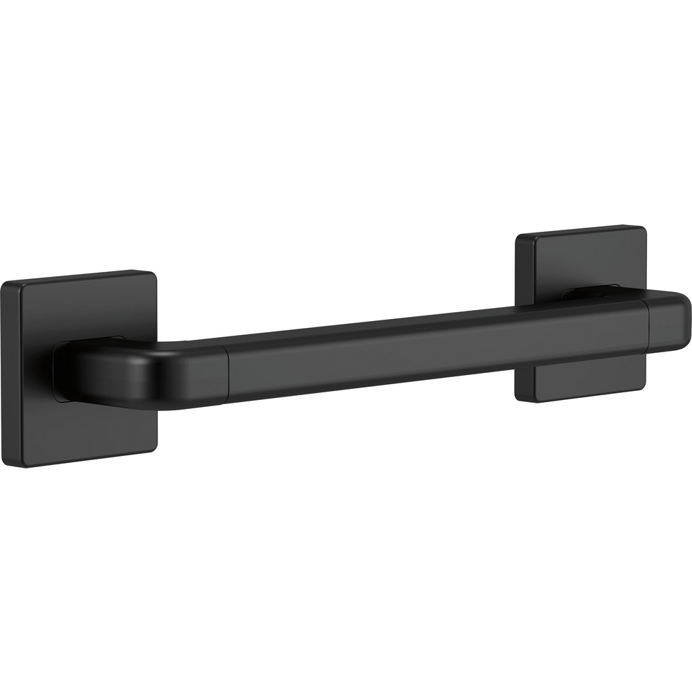 Delta 41912-BL 12" Angular Modern Grab Bar Matte Black