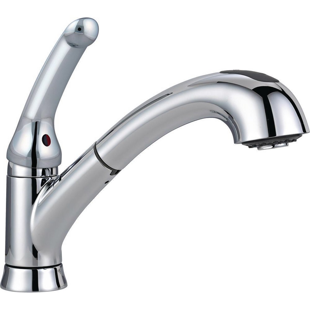 Delta 469LF Single Handle Kitchen Pull Out Faucet Chrome