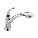 Delta 470 Signature Single Handle Pull Out Kitchen Faucet Chrome