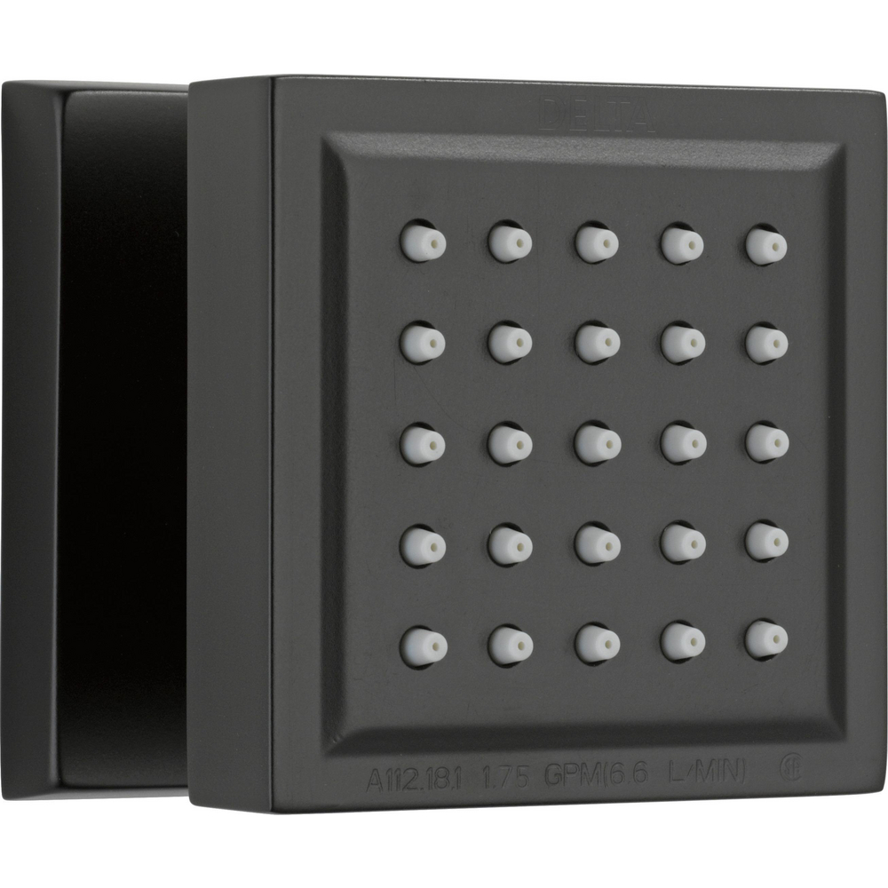 Delta 50150-BL Surface Mount Body Spray Matte Black