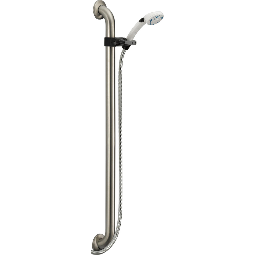 Delta 52003-DS Adjustable Grab Bar Hand Shower Stainless Steel