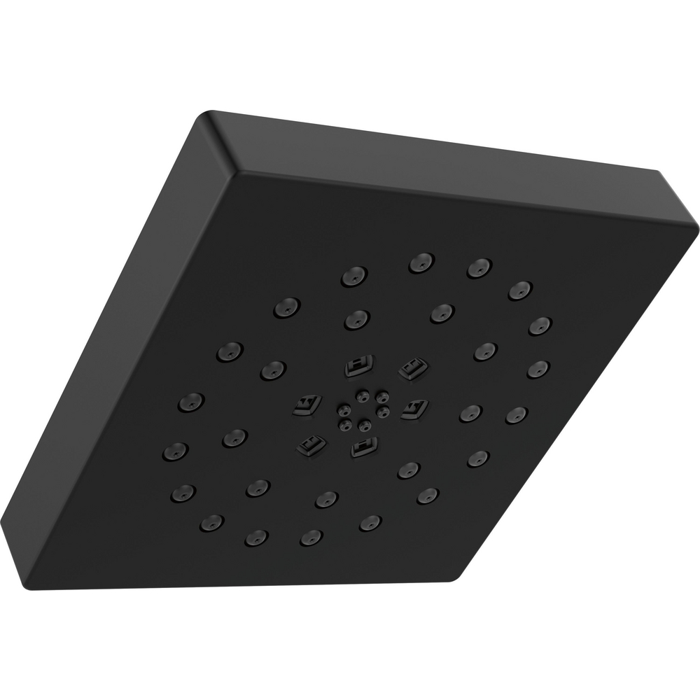 Delta 52484-BL H2Okinetic 4-Setting Shower Head With Ultrasoak Matte Black
