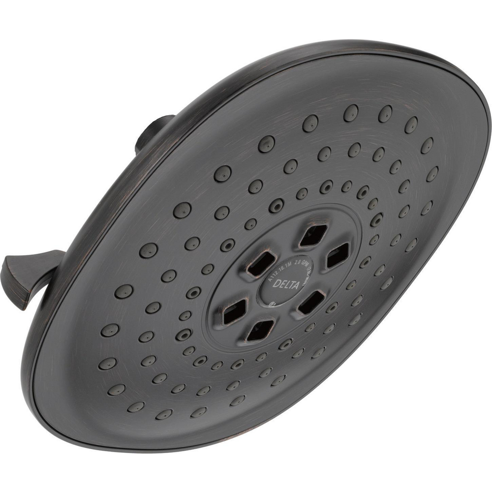Delta 52686-RB Contemporary 3 Setting H2Okinetics Raincan Showerhead Venetian Bronze