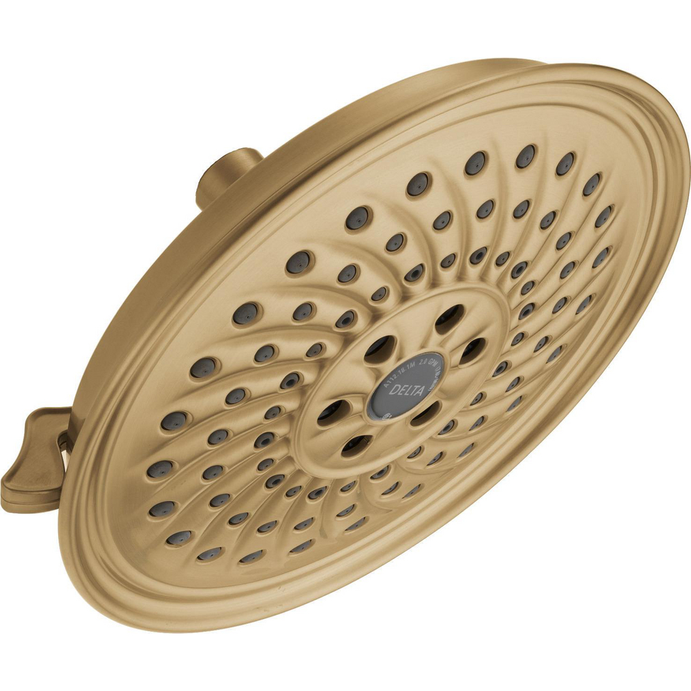 Delta 52687-CZ Traditional 3 Setting H2Okinetics Raincan Showerhead Champagne Bronze