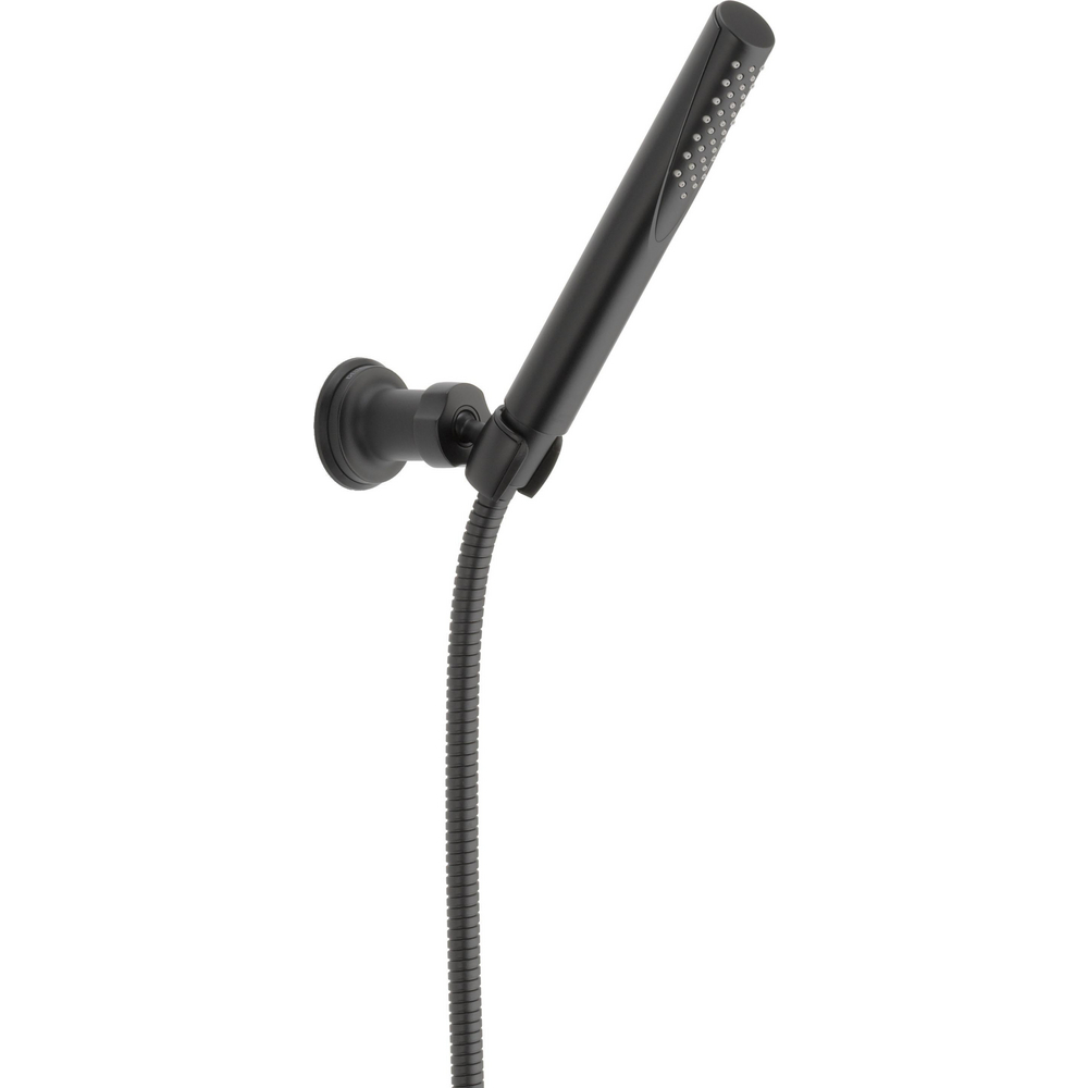 Delta 55085 Premium Single Setting Adjustable Wall Mount Hand Shower Matte Black