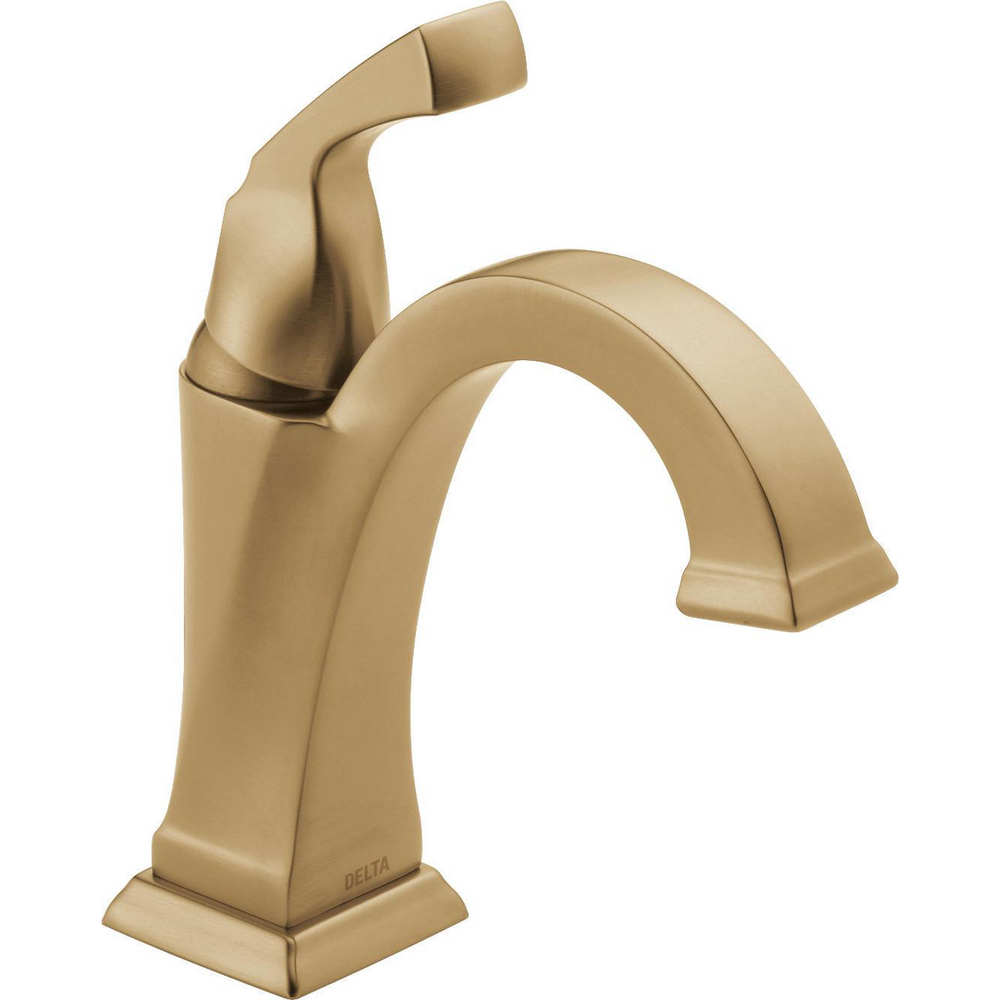 Delta 551 Dryden Single Handle Lavatory Faucet Champagne Bronze