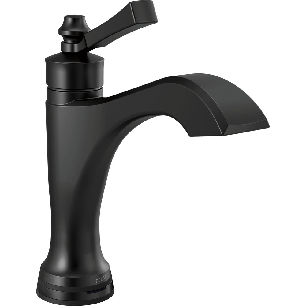 Delta 556T-BL-DST Dorval Touch2O.Xt Single Hole Bath Faucet Matte Black