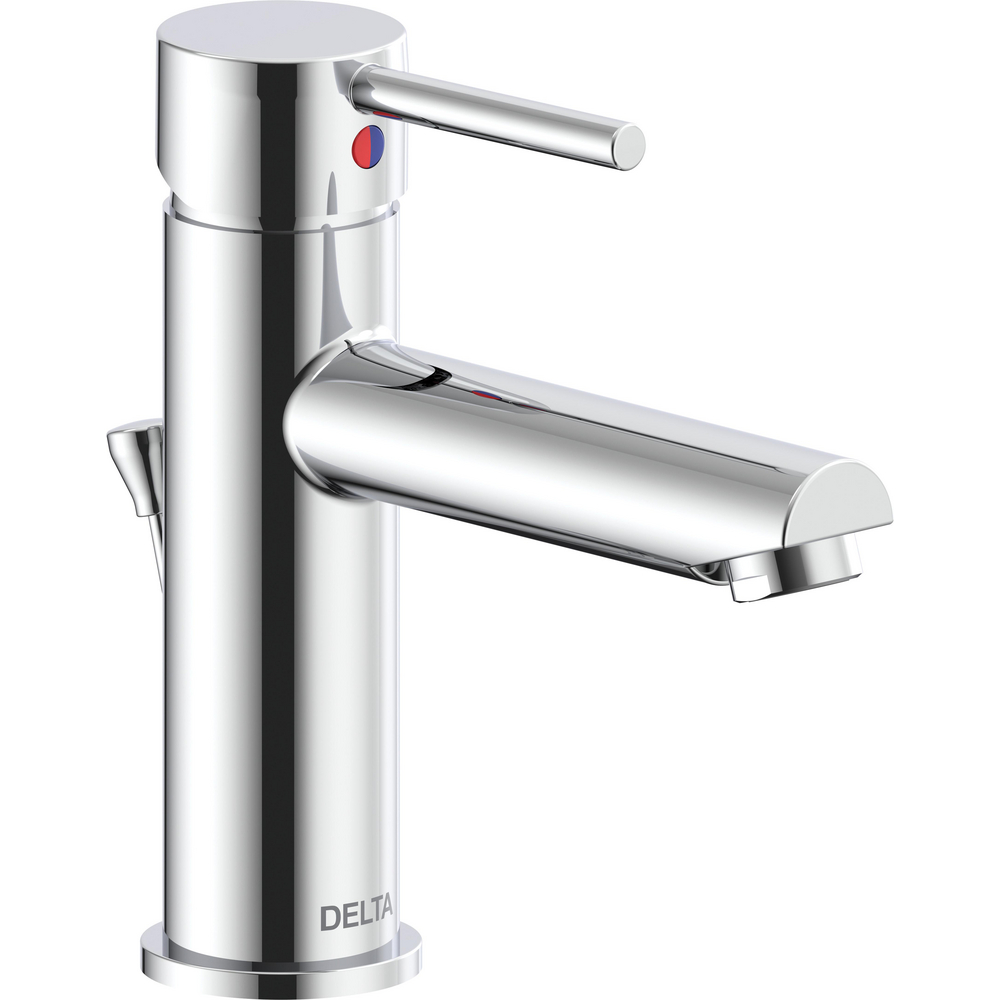 Delta 560LF-PP Modern Cylindrical Single Handle Lavatory Faucet Chrome