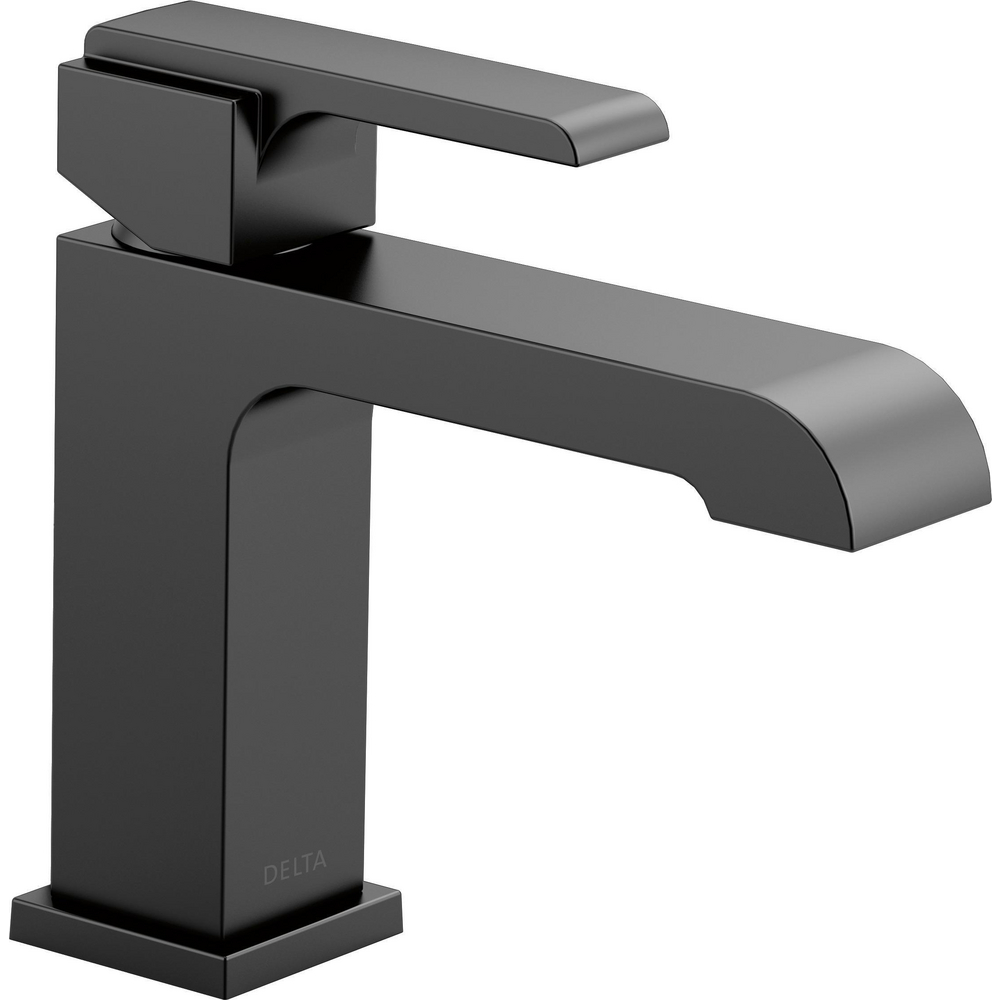 Delta 567LF-BLMPU Ara Single Handle Lavatory Faucet Metal Pop-Up Matte Black