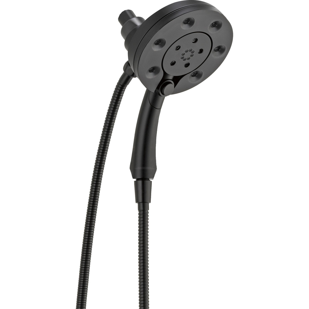 Delta 58472 H2Okinetic In2ition 4 Setting Two-in-One Shower Matte Black