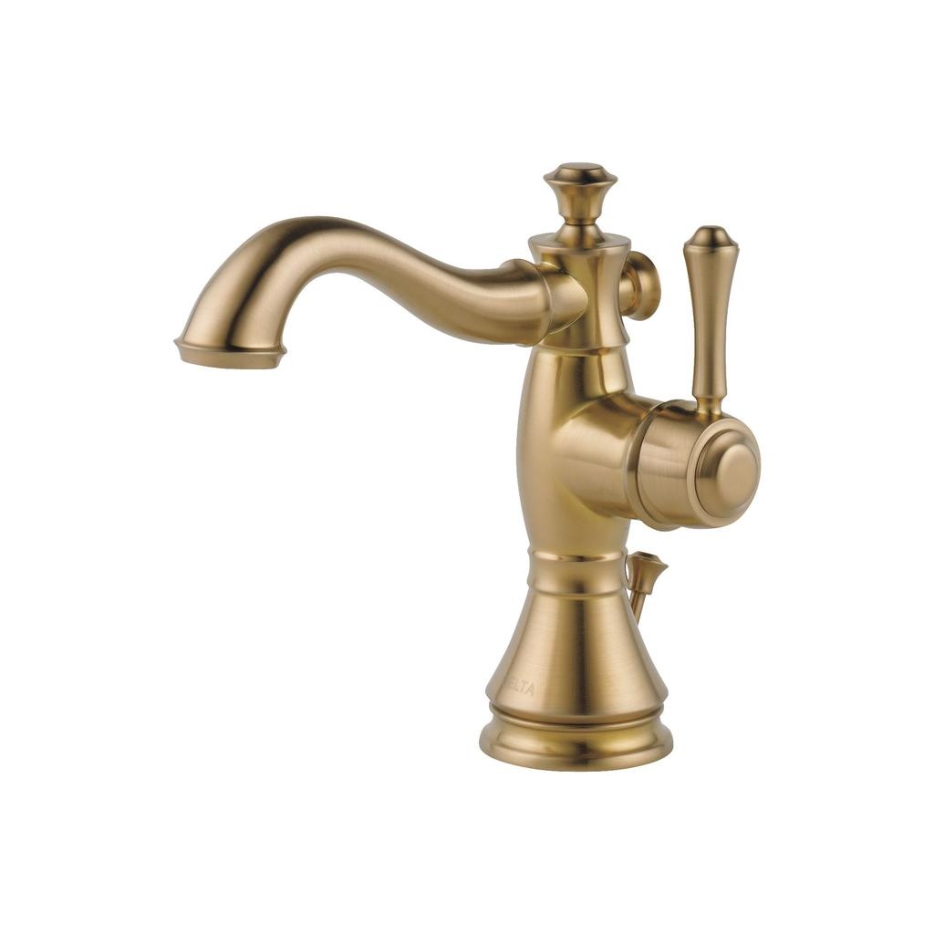 Delta 597LF Cassidy Single Handle Bathroom Faucet Champagne Bronze