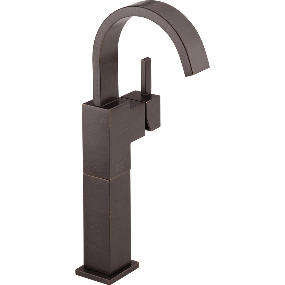 Delta 753LF-RB Vero Single Handle Centerset Lavatory Faucet with Riser Venetian Bronze