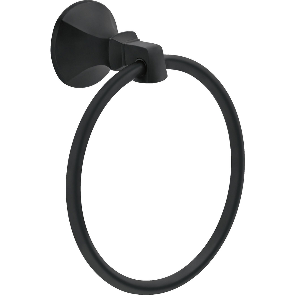Delta 76446-BL Ashlyn Towel Ring Matte Black