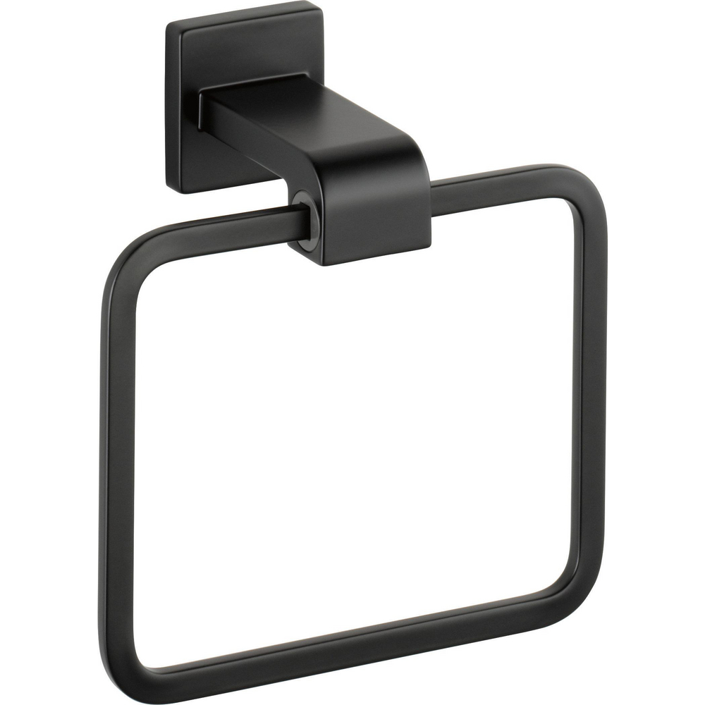 Delta 77546-BL Ara Towel Ring Matte Black