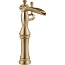 Delta 798LF Cassidy Single Handle Channel Vessel Bathroom Faucet Champagne Bronze