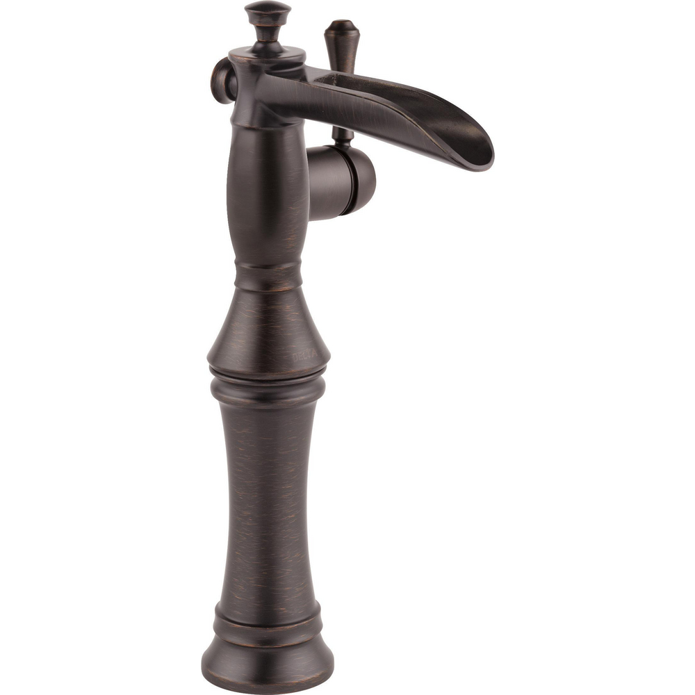 Delta 798LF Cassidy Single Handle Channel Vessel Bathroom Faucet Venetian Bronze