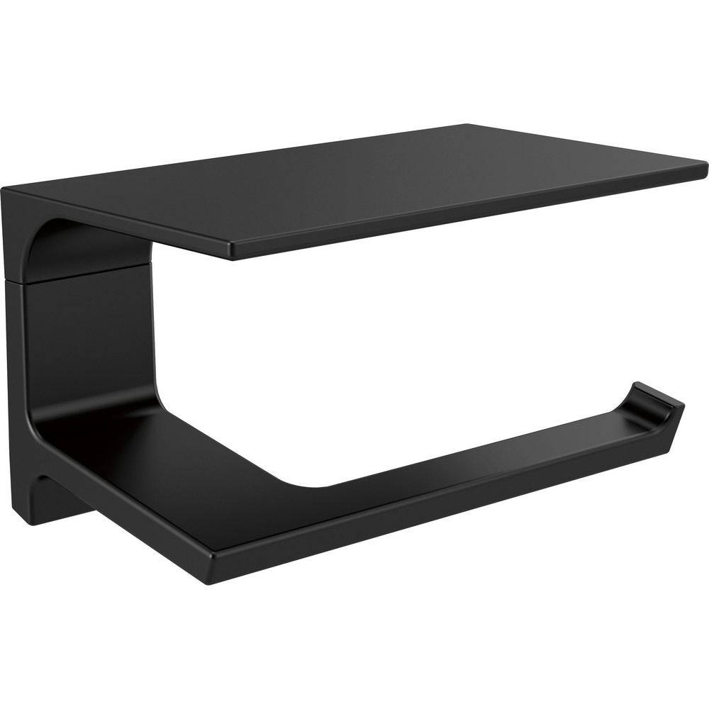 Delta 79956-BL Pivotal Tissue Holder With Shelf Matte Black