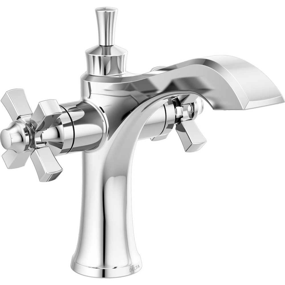 Delta 857-DST Dorval Single Hole Monoblock Bathroom Faucet Chrome