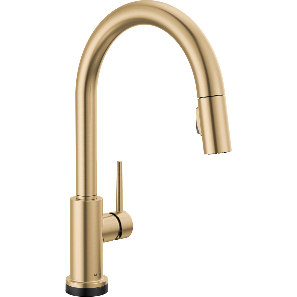 Delta 9159T-CZ-DST Trinsic Pull-Down Kitchen Faucet Touch2O Champagne Bronze