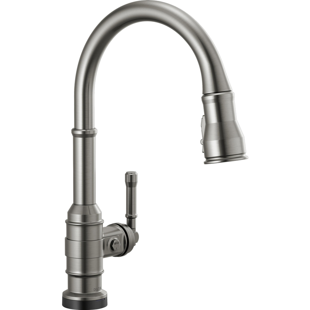 Delta 9190T-KS-DST Broderick Touch2O Pull-Down Kitchen Faucet Black Stainless
