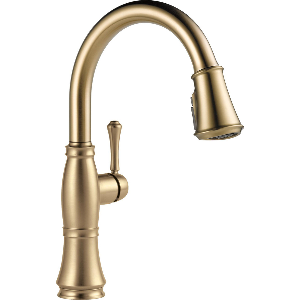 Delta 9197-CZ-PR-DST Cassidy Pulldown Kitchen Faucet Champagne Bronze