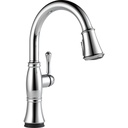 Delta 9197T-PR-DST Cassidy Single Handle Pulldown Kitchen with Touch2O Chrome