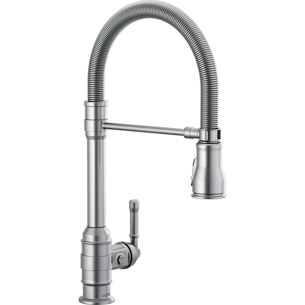 Delta 9690-AR-DST Broderick Pull-Down Kitchen Faucet With Spring Spout Stainless