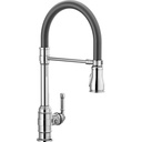 Delta 9690-DST Broderick Pull-Down Kitchen Faucet With Spring Spout Chrome