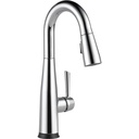Delta 9913T-DST Essa Single Handle Pull-Down Bar Prep Faucet Touch2O Chrome