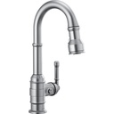 Delta 9990-AR-DST Broderick Pull-Down Bar Prep Faucet Arctic Stainless