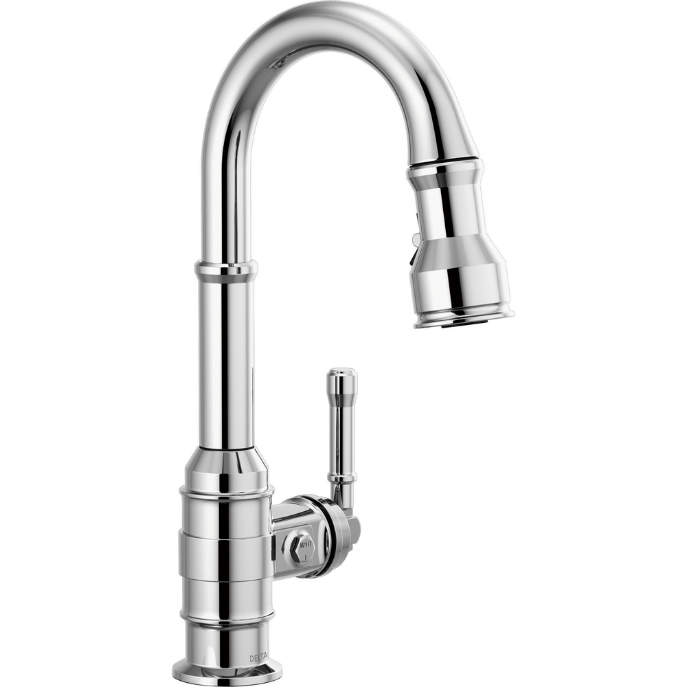 Delta 9990-DST Broderick Pull-Down Bar Prep Faucet Chrome