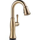 Delta 9997T-CZ-PR-DST Cassidy Touch2O Pull-Down Bar Prep Faucet Champagne Bronze