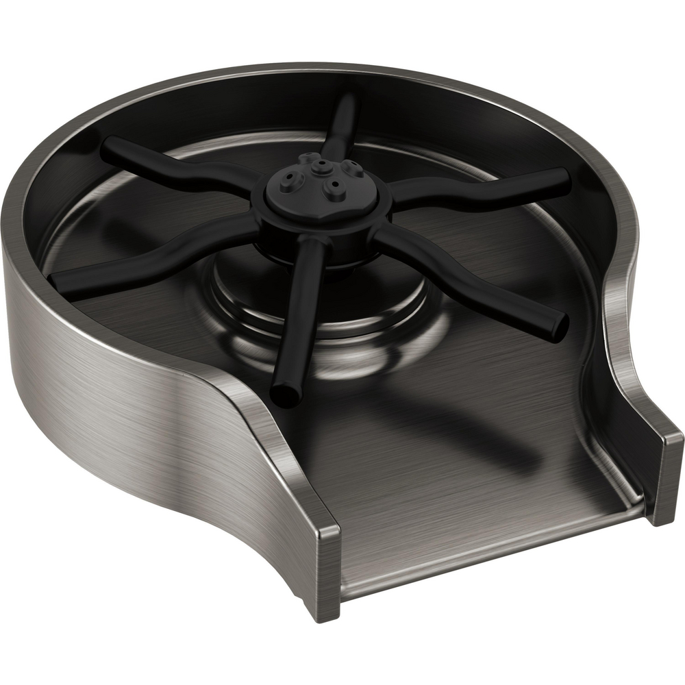 Delta GR250-KS Metal Glass Rinser Black Stainless