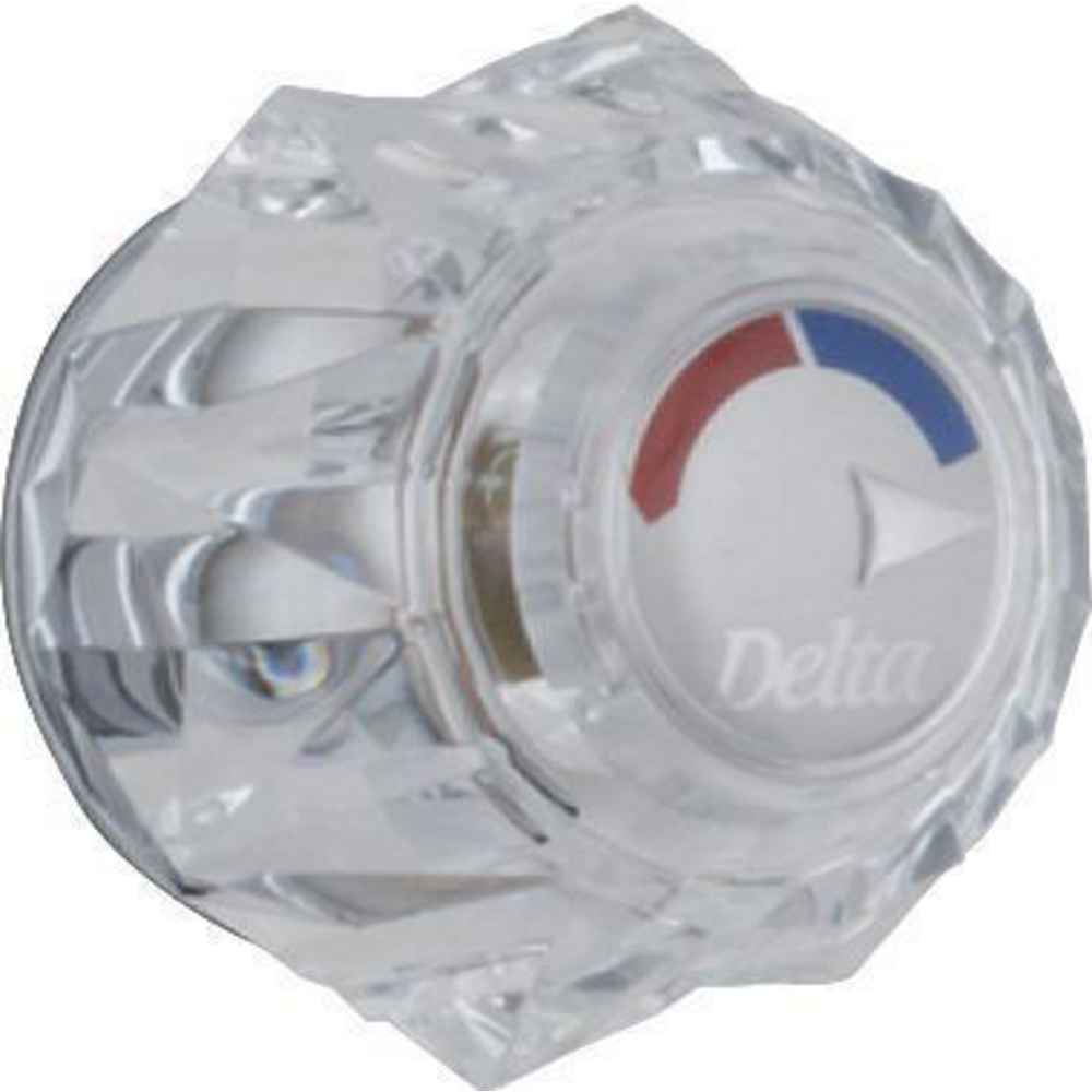 Delta H71 Single Clear Knob Handle Kit