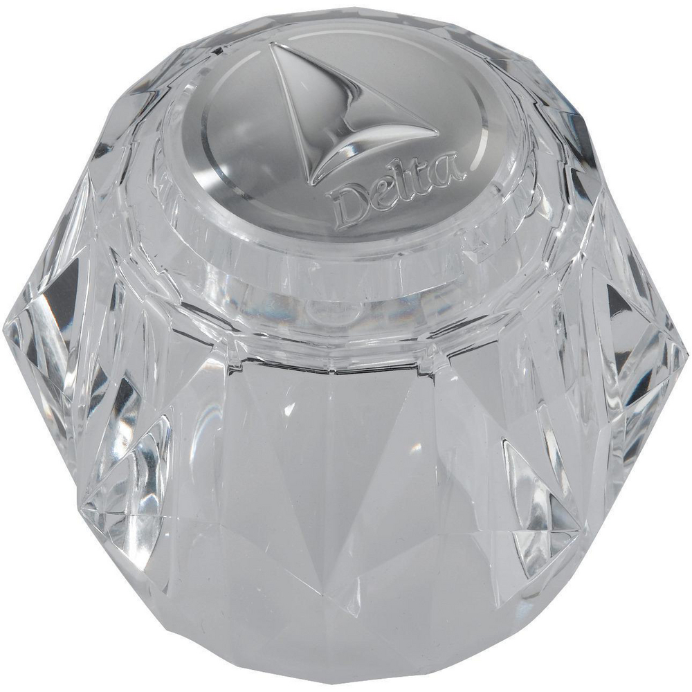 Delta RP2392 Single Clear Knob Handle Kit with Button