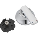 Delta RP77164 Ashlyn Temperature Knob And Cover Chrome
