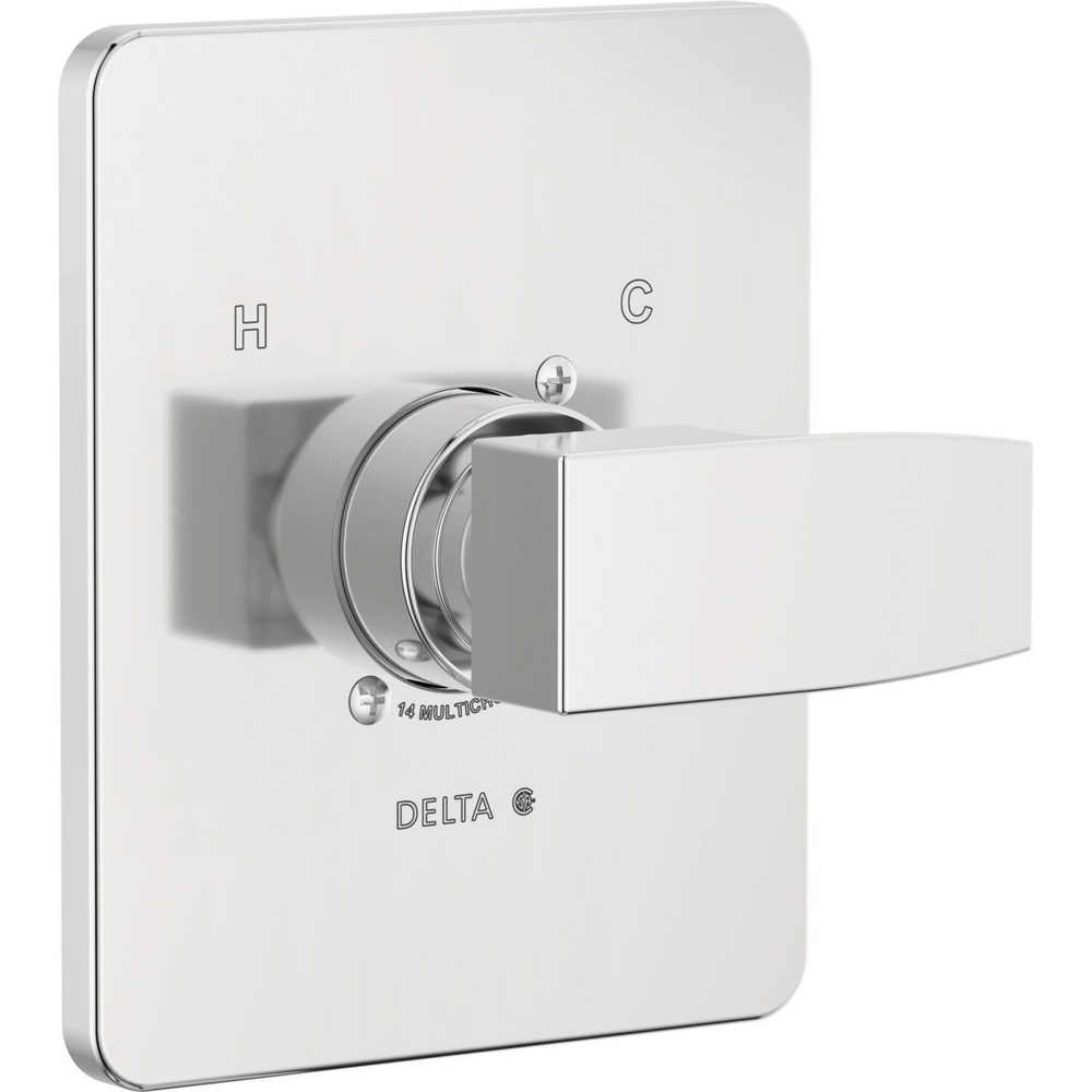 Delta T14067-PP Modern Angular Valve Only Trim Chrome