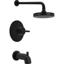 Delta T14491-BL Tommy Solid Handle Tub Shower Matte Black