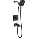 Delta T17464-BL-I Ashlyn Monitor 17 Series Tub And Shower With In2Ition Matte Black