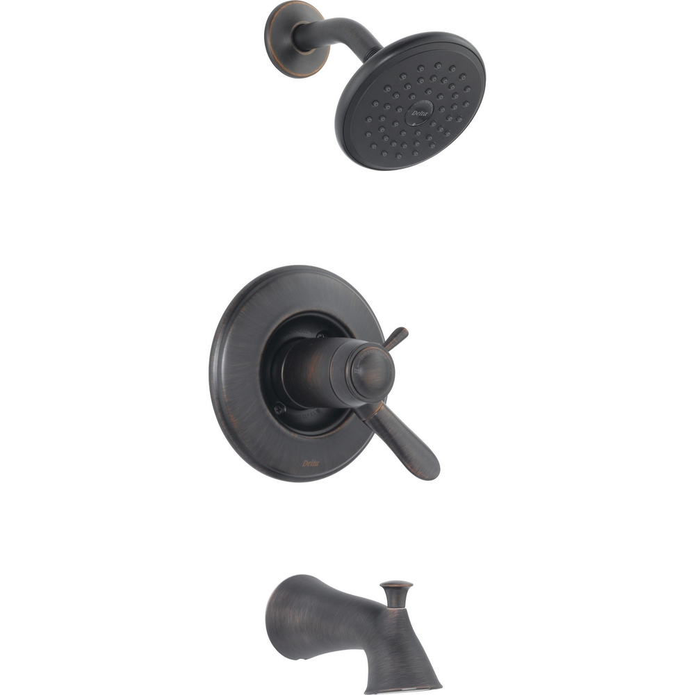 Delta T17T438-RB Lahara 17T Series Tub and Shower Trim Venetian Bronze
