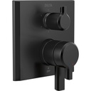 Delta T27999-BL Pivotal 17 Series Integrated Diverter Trim 6 Function Diverter Matte Black