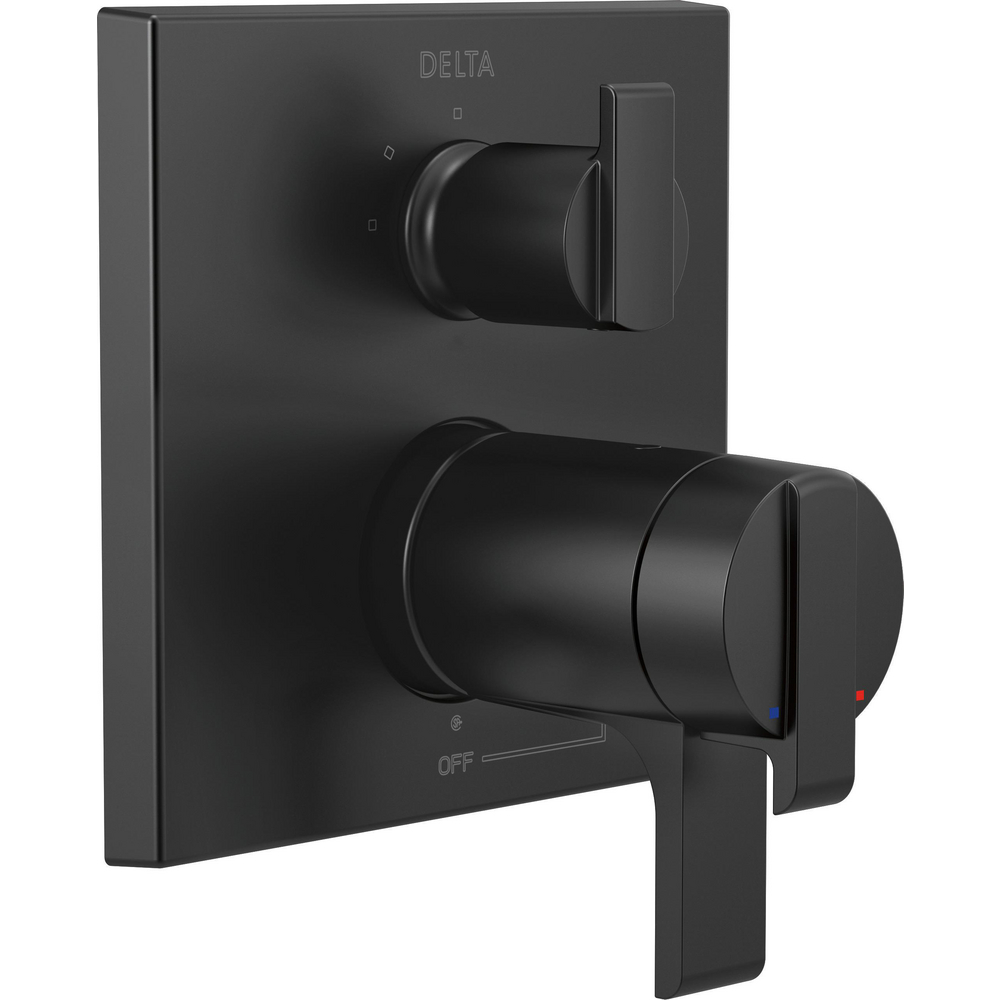 Delta T27T867-BL Monitor 17T Series Valve Trim with 3-Setting Diverter Matte Black