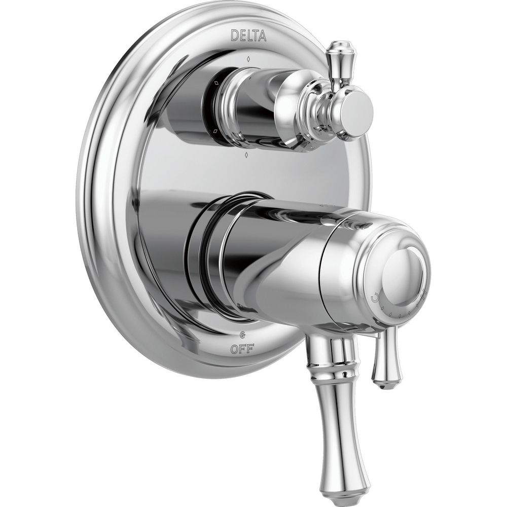 Delta T27T997 Traditional TempAssure 17T Series Valve Trim 6 Setting Diverter Chrome