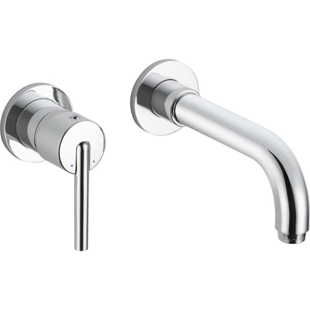 Delta T3559LF Trinsic Single Handle Wall Mount Bathroom Faucet Trim Chrome