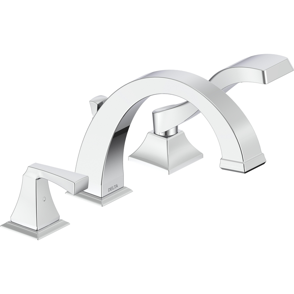 Delta T3751 Dryden 3 Hole Roman Tub With Handshower Chrome
