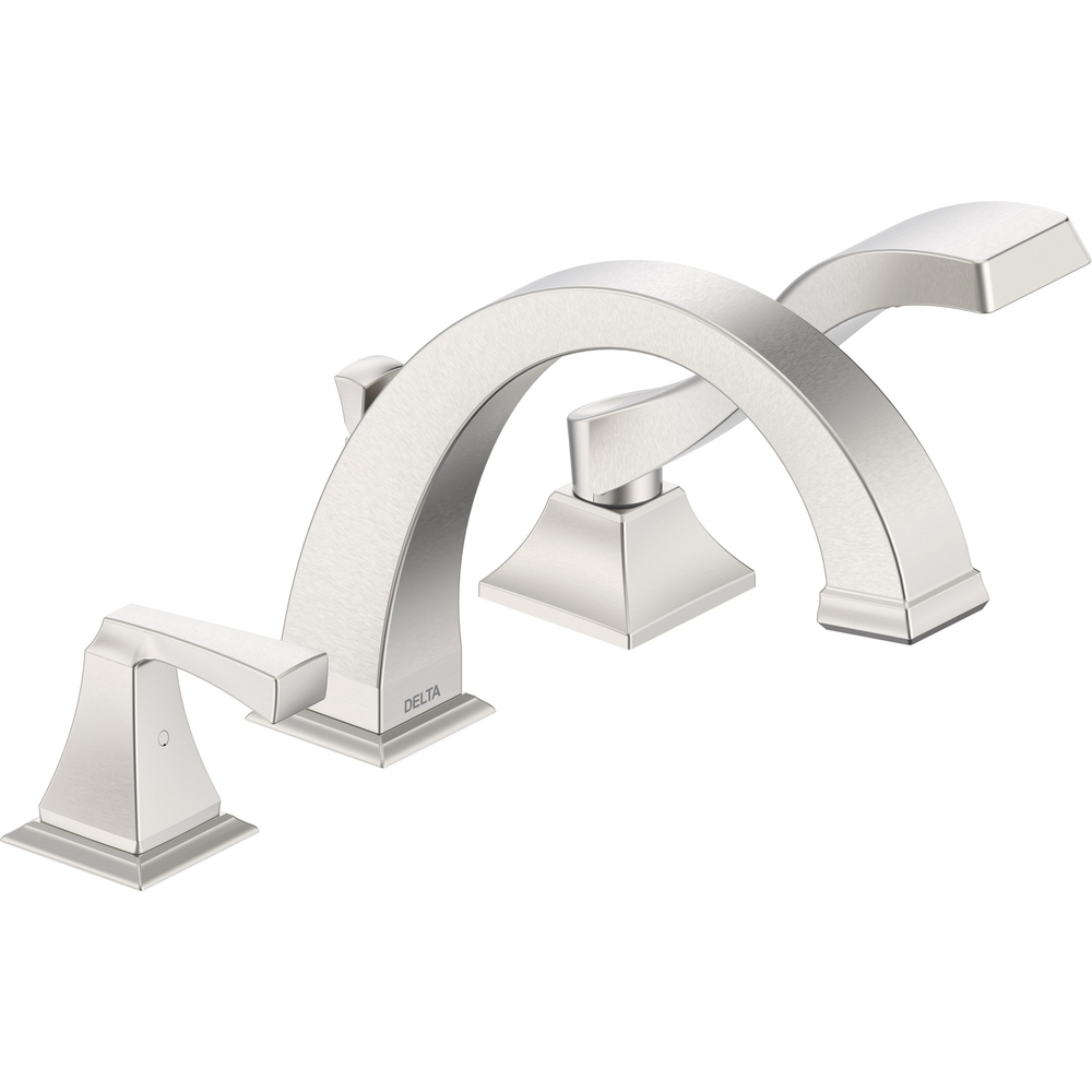 Delta T3751-SS Dryden 3 Hole Roman Tub With Handshower Stainless