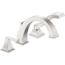 Delta T3751-SS Dryden 3 Hole Roman Tub With Handshower Stainless