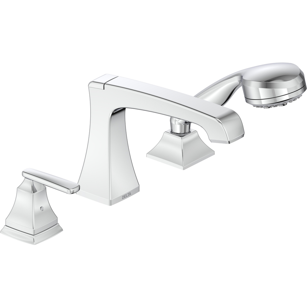 Delta T3764 Ashlyn 3 Hole Ashlyn Roman Tub With Handshower Chrome